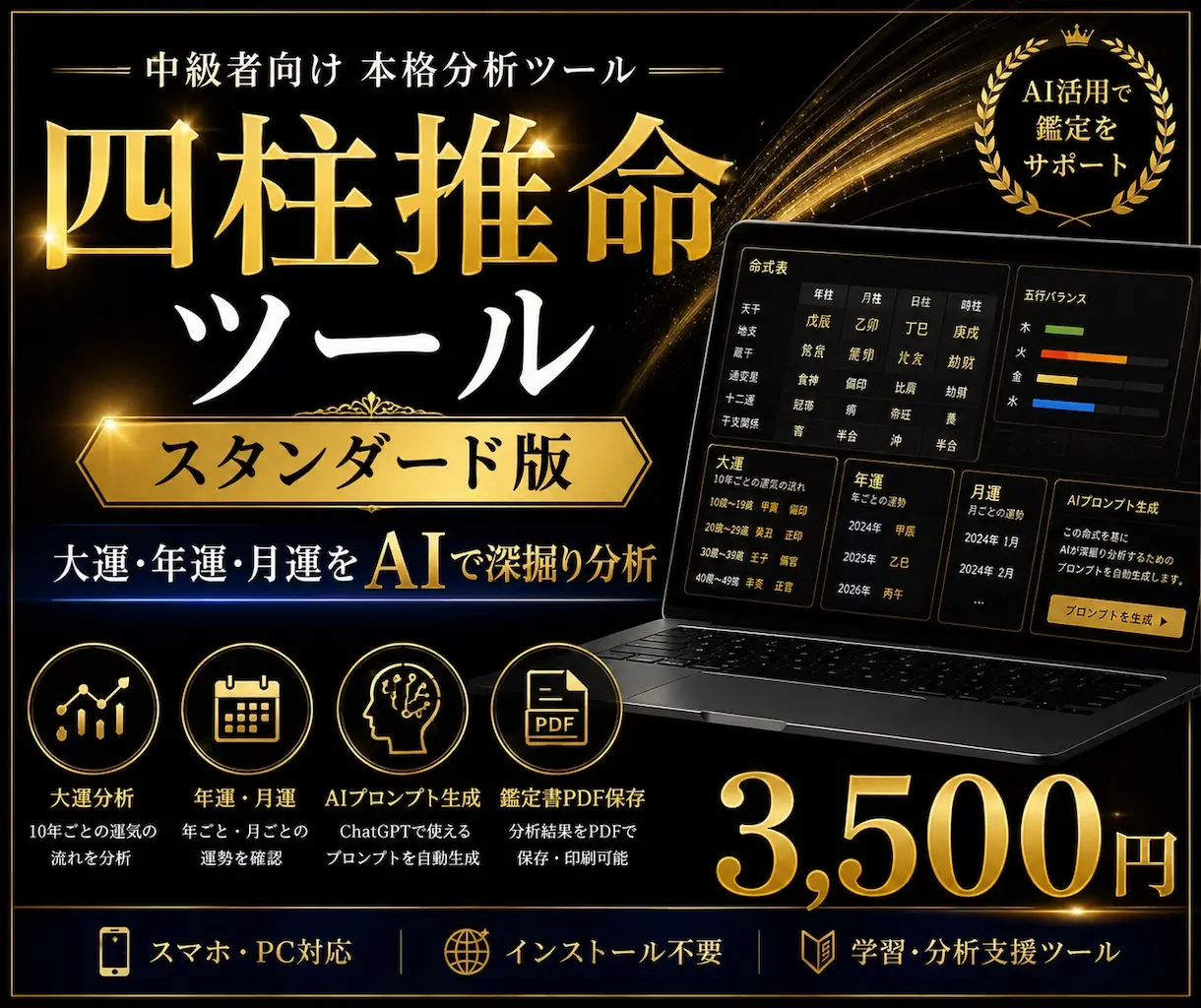 四柱推命ツール スタンダード版